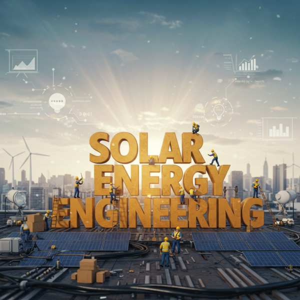 هندسة الطاقة الشمسية: التصميم والتركيب والتشغيل