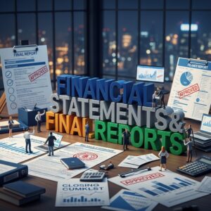 إعداد القوائم المالية والتقارير الختامية